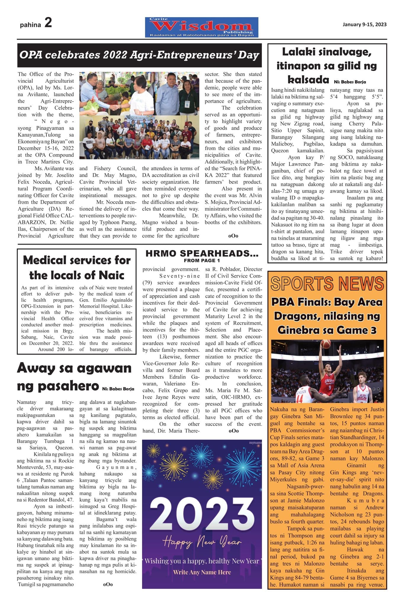 news page 1