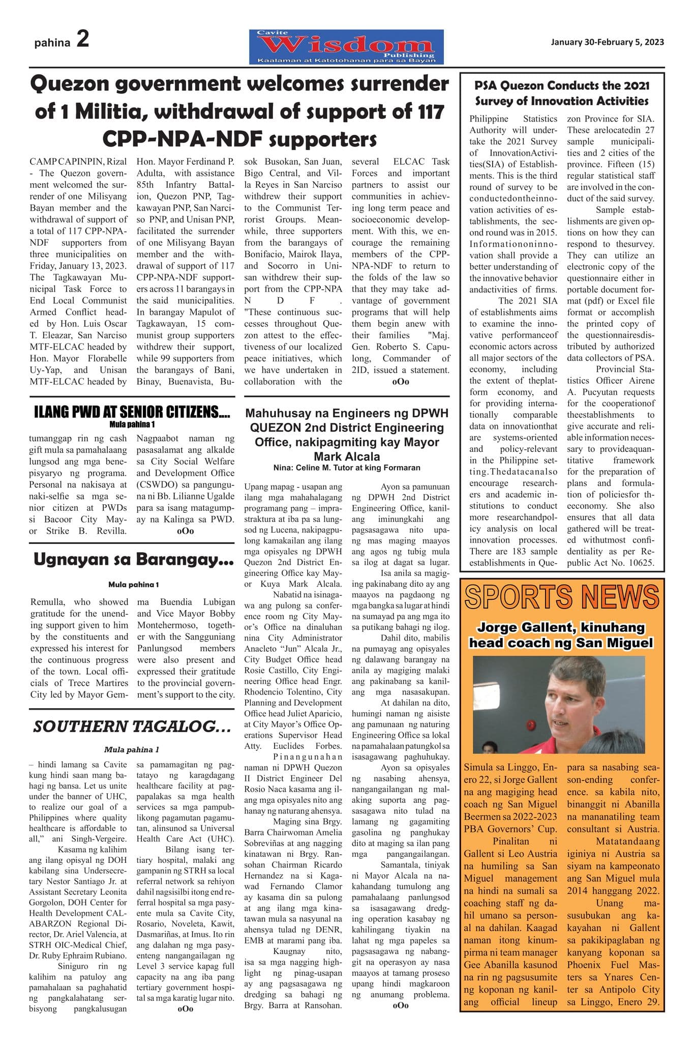 news page 1